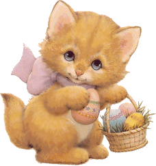 Kitten Easter eggs